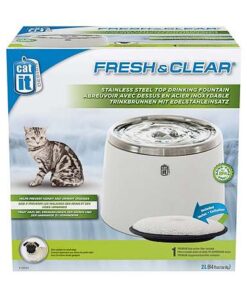 Catit Fresh & Clear Stainless Steel Top Drinking Fountain