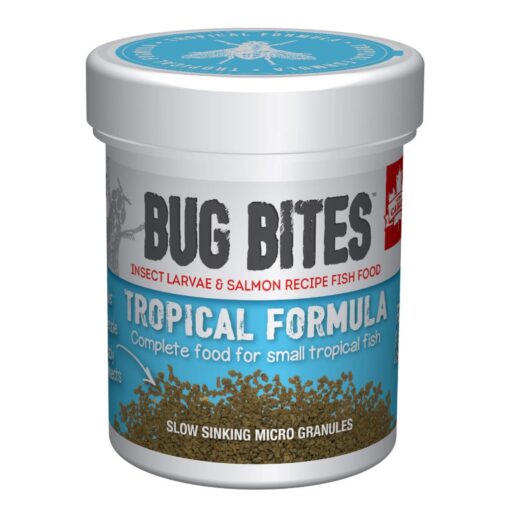 Fluval Bug Bites Tropical Formula - Small to Medium - 0.25-1.0 mm granules - 45 g