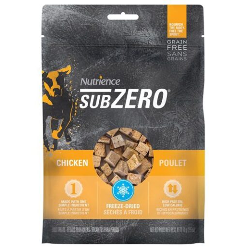 Nutrience Grain Free SubZero Treats - Freeze Dried Chicken - 70 g (2.5 oz)