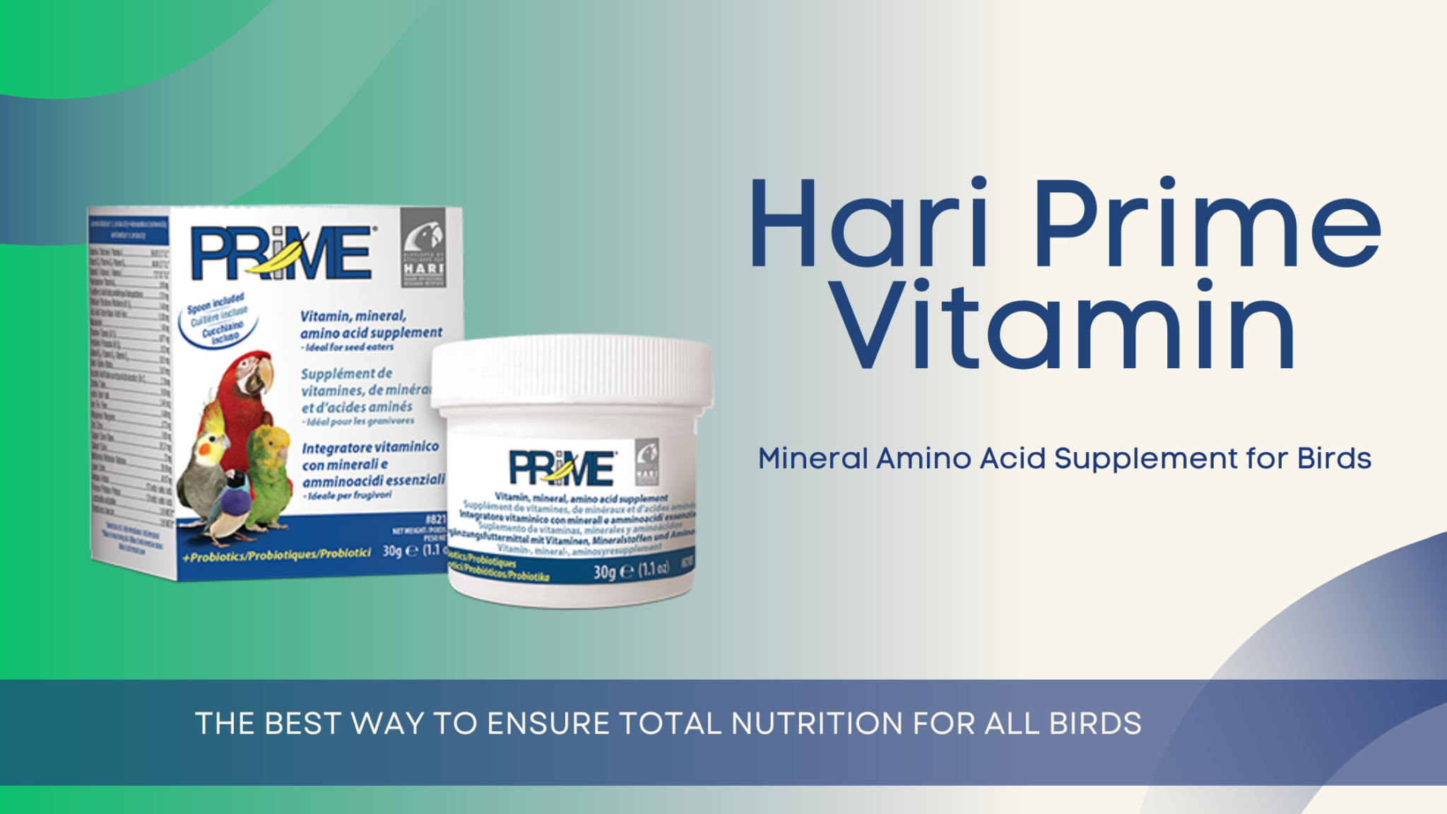Enhancing Avian Health with Hari Prime Vitamin Supplements