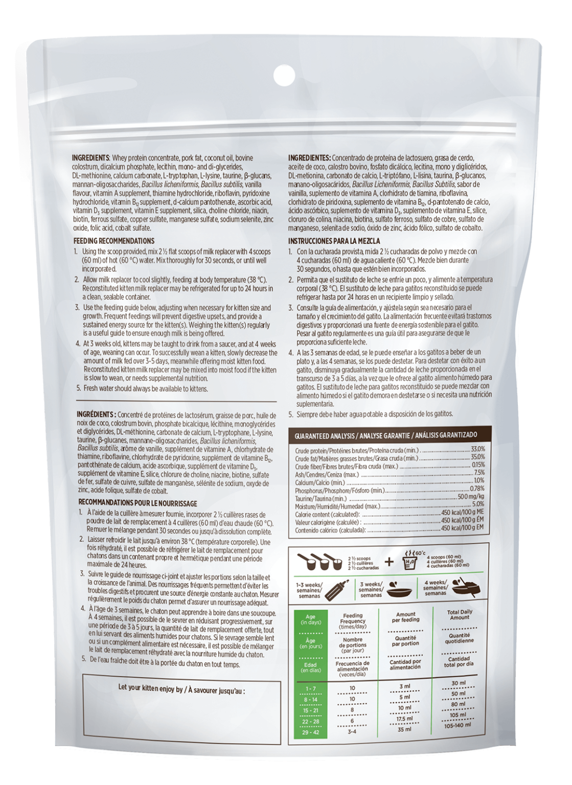 Nutrience Kitten Milk Replacer