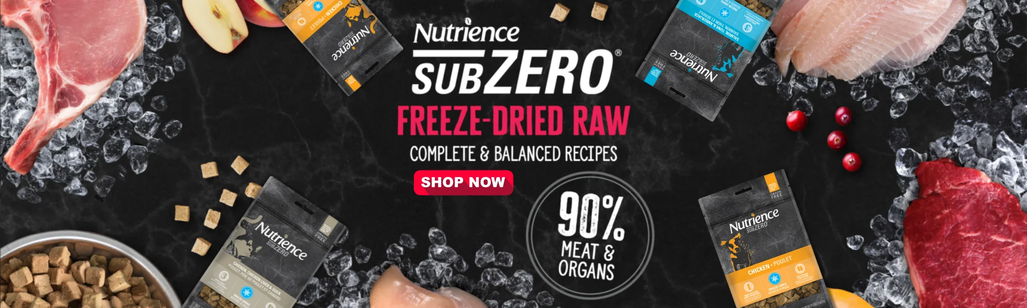 Nutreince Subzero Freeze Dried RAW Shop Now