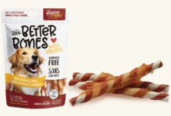 Zeus Better Bones Rawhide Free Twists Dog Treats - BBQ Chicken Flavour, Chicken Wrapped