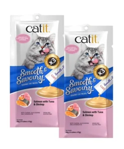 Catit salmon tuna and shrimp treats