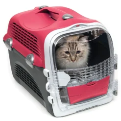 Catit Cabrio Carrier Cherry Red