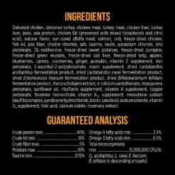 Nutrience SubZero Fraser Valley cat food with chicken turkey and wild fish high protein