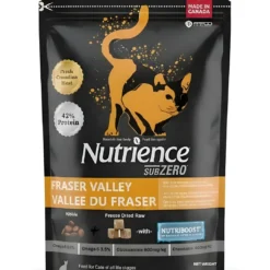 Nutrience Fraser Valley high protein best dry cat food for all ages 1lb pack