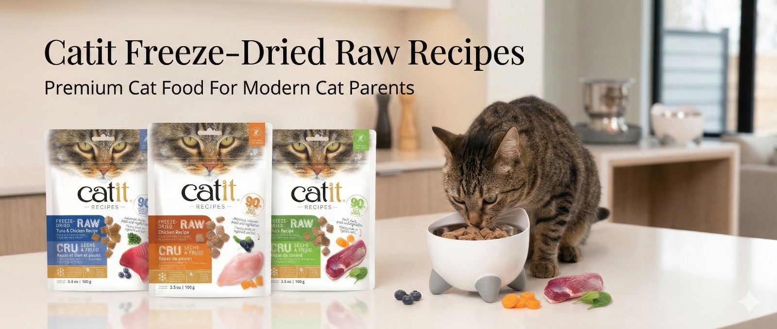 Catit Freeze Dried Raw Recipes