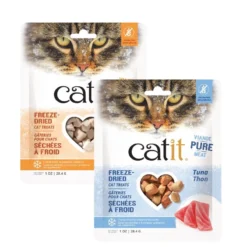 Catit Freeze Dried Cat Treats Combo Pack | Chicken with Tuna, Duck & Ocean White Fish