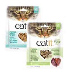 Catit Freeze Dried Cat Treats Combo Pack | Ocean White Fish with Tuna, Duck & Chicken