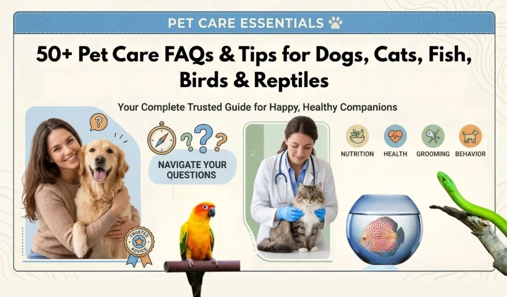 50 pet care faq