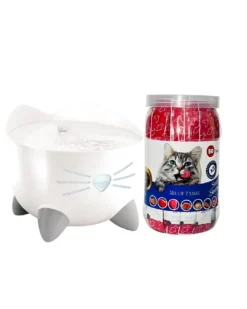Best cat water drinking fountain and creamy treats