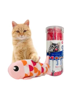 Best cat treats with fish toy