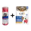 Tuna cat food with creamy tubes
