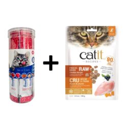 Chicken Cat Food with Cfreamy Treats