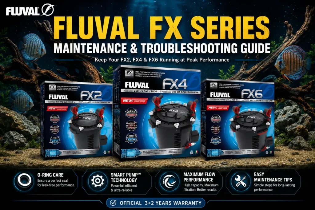 Fluval FX2 FX4 FX6 maintenance and troubleshooting guide
