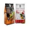 HARI Tropimix Small Parrots and Hagen Tropican High Performance bird food combo pack
