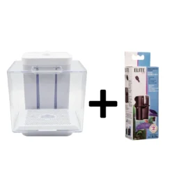 Marina Betta EZ Care Aquarium and Elite Mini internal underwater filter combo kit