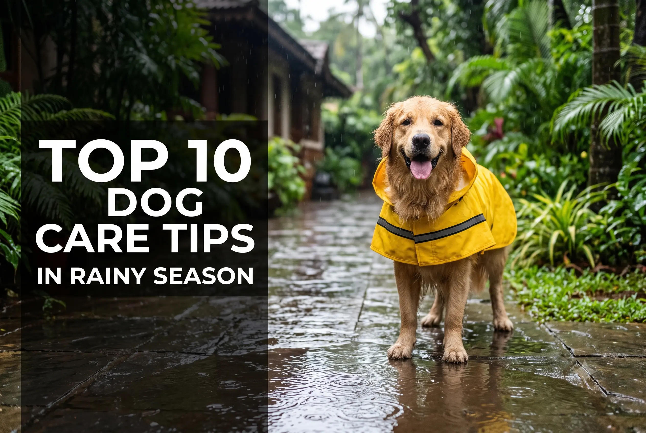 Top 10 Dog Care Tips in Rainy Season: A Complete Monsoon Guide for Indian Pet Parents