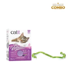 Catit Unscented Cat Litter 5.6 kg + Wave Circuit Cat Toy