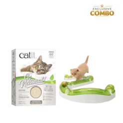 Catit Unscented Cat Litter 5.6 kg + Wave Circuit Cat Toy
